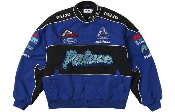 PALACE SS23 Fast Cotton Jacket &#39;Blue&#39; Logo