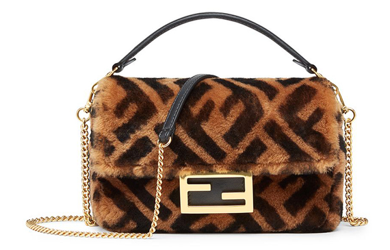 FENDI Baguette Logo FF