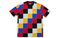 Supreme FW18 Patchwork Pique Tee Red/Yellow/Blue T