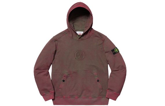 Supreme SS19 x Stone Island Hooded Sweatshirt Logo