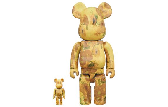 BE@RBRICK Van Gogh Museum Sunflowers 100%400%