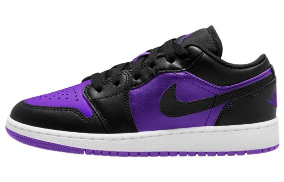 Jordan Air Jordan 1 Low &quot;Black Purple&quot;