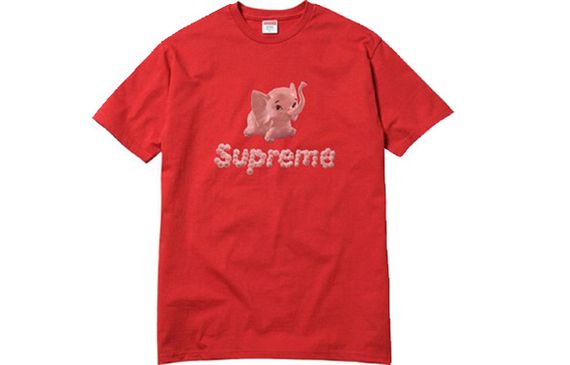 Supreme SS17 Elephant Tee Red T