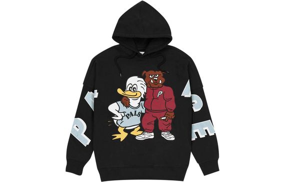 PALACE SS22 Dog And Duck Drop Shoulder Hood Black