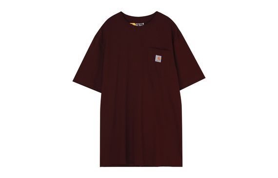 Carhartt K87 LOOSE FIT HEAVYWEIGHT SHORT-SLEEVE POCKET T-SHIRT Logo T