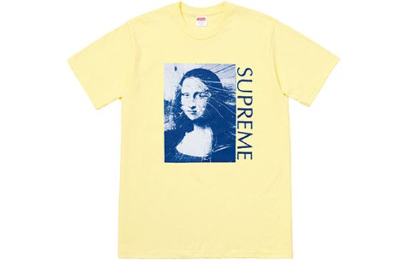 Supreme SS18 Mona Lisa Tee Pale Yellow T