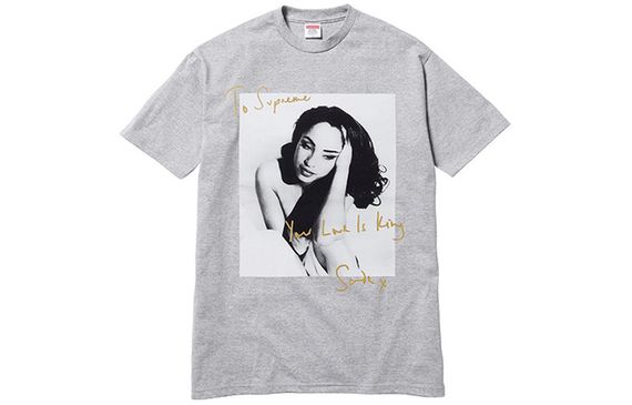 Supreme SS17 Sade Tee Grey T