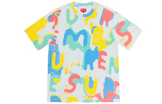 Supreme SS20 Week 14 Painted Logo S/S Top Logo T