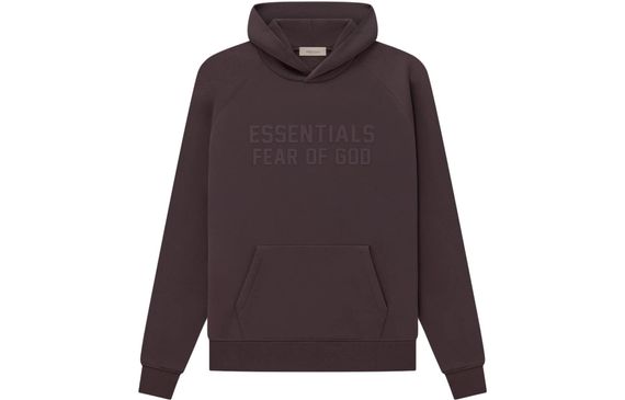 Fear of God Essentials SS23 Essentials Hoodie Plum Logo