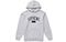 Supreme FW18 Studded Hooded Sweatshirt Ash Grey Logo