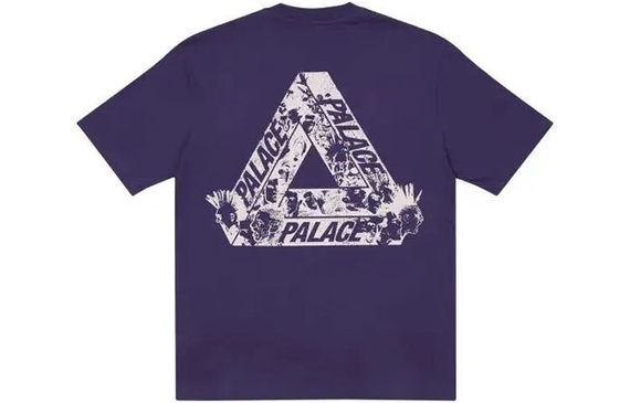 PALACE FW21 Tri-heads T-shirt Purple Logo T