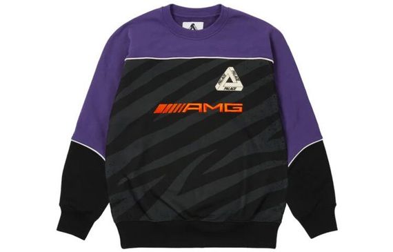 PALACE SS21 x AMG Technical Crew Black Logo