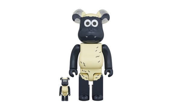 BE@RBRICK 1000%400%100% shaun 7cm,28cm,70cm