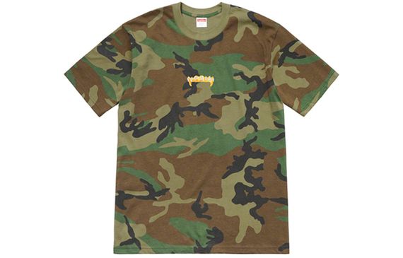 Supreme SS19 Fronts Tee Woodland Camo T