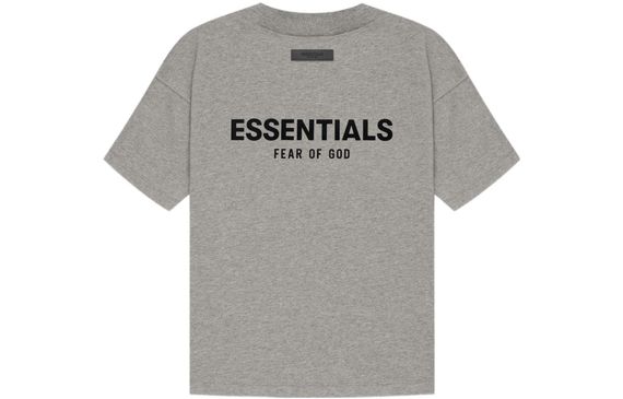 Fear of God Essentials SS22 Dark Oatmeal Logo T