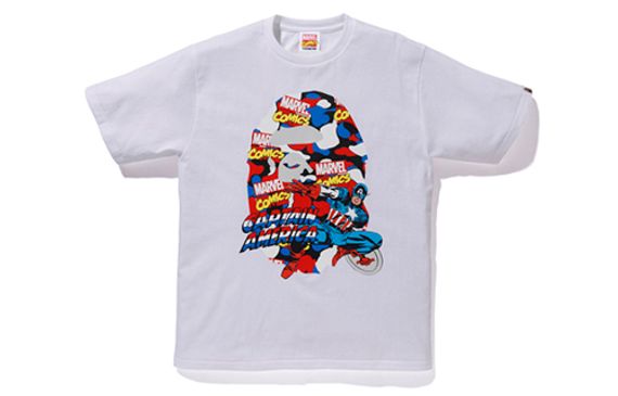 A BATHING APE x Marvel Bape T