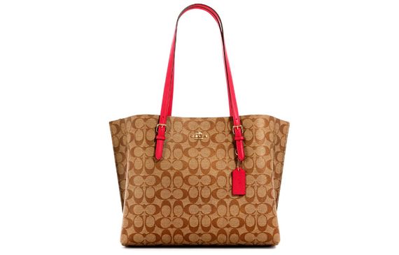 COACH Mollie 34 Logo Tote