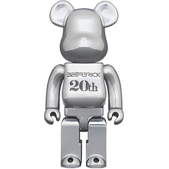 BE@RBRICK 400% 20 DEEP CHROME ver. 27cm