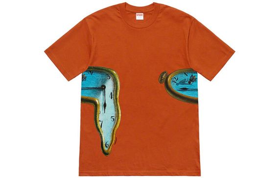 Supreme SS19 The Persistence of Memory Tee Rust T