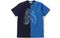 A BATHING APE Indigo Half Tiger Shark Tee T