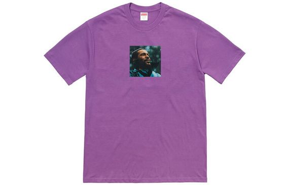Supreme FW18 Marvin Gaye Tee Purple T