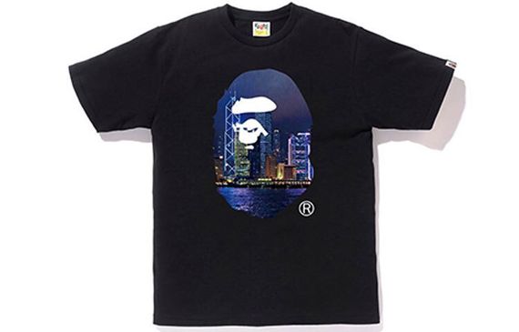 BAPE HongKong 13th Anniversary Big Ape Head Tee 13 T