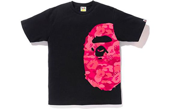 A BATHING APE HEAD TEE MENS T