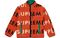 Supreme FW18 Reversible Logo Fleece Jacket Orange