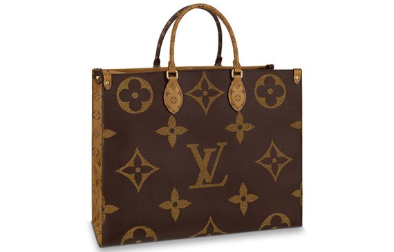 LOUIS VUITTON ONTHEGO GM# # Logo Tote /
