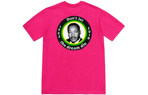 Supreme SS18 MLK Dream Tee Hot Pink T