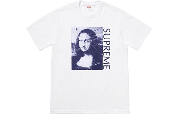 Supreme SS18 Mona Lisa Tee White T