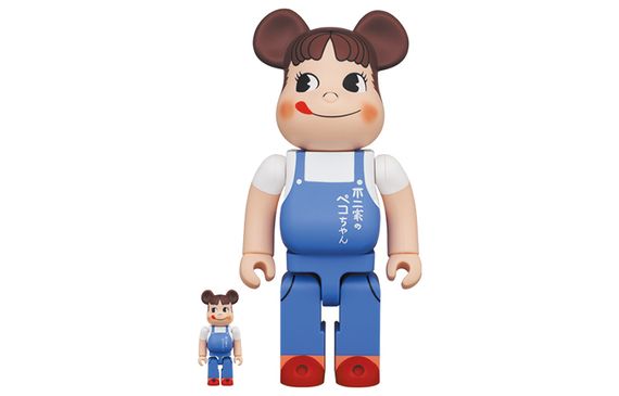 BE@RBRICK x 1000%400%100% The overalls girl 7cm/28cm/70cm