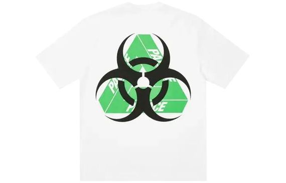 PALACE Bio Hazard T-shirt White Logo T