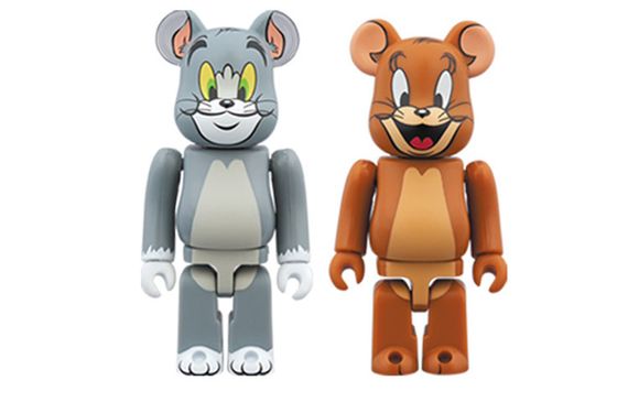 BE@RBRICK TOM AND JERRY 400%100% 7cm,28cm