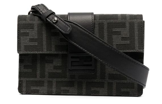 FENDI Baguette Logo FF /