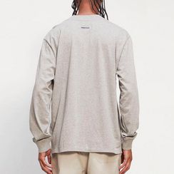 Fear of God Essentials Long FW20 Sleeve Tee Dark Heather Oatmeal T