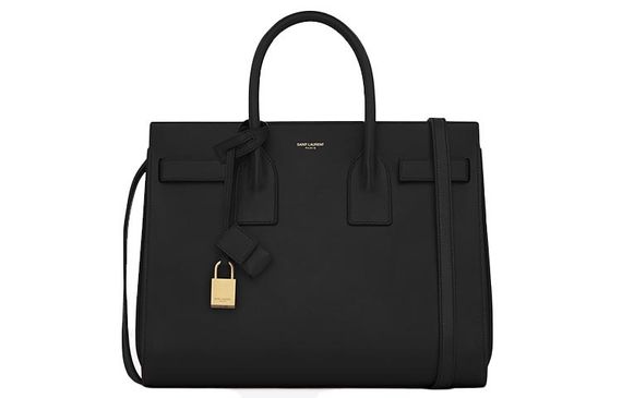 SAINT LAURENT YSL ac de Jour Logo Tote