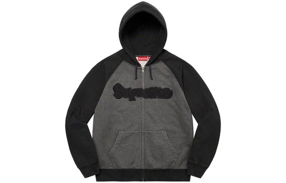 Supreme FW22 Week 12 x Mark Gonzales Appliqué Zip Up Hooded Sweatshirt Logo