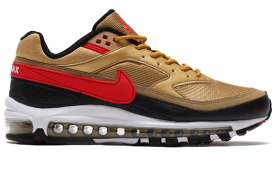 Nike Air Max 97 BW "Metallic Gold University Red Black"