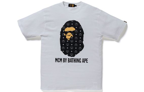 A BATHING APE x MCM/ Logo T