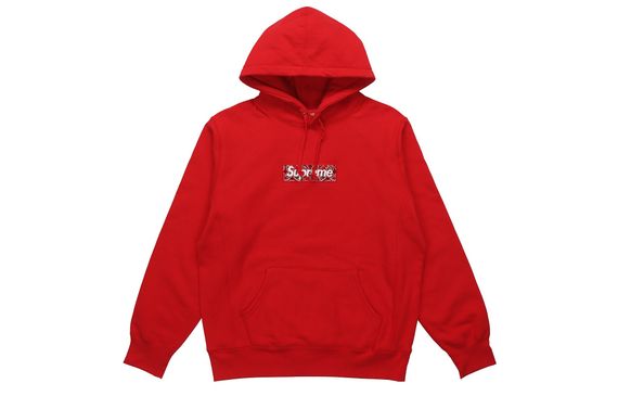 Supreme FW19 Week 16 Bandana Box Logo Hooded Sweatshirt