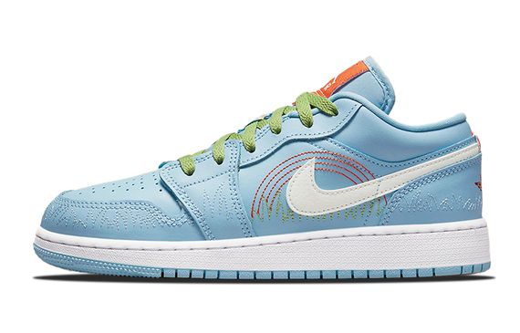 Jordan Air Jordan 1 Low Blue Stitch