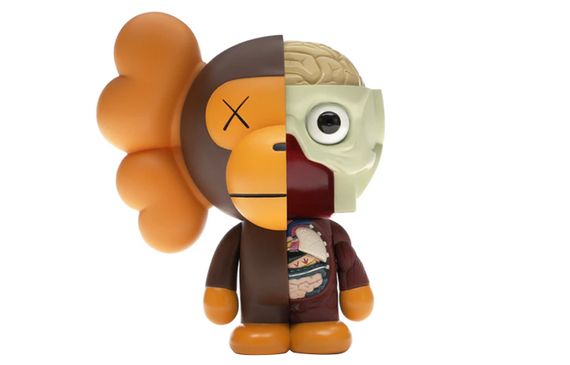 KAWS KAWS BAPE Dissected Milo Vinyl Figure 16.51cm