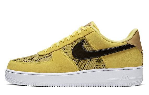 Nike Air Force 1 Yellow Snakeskin