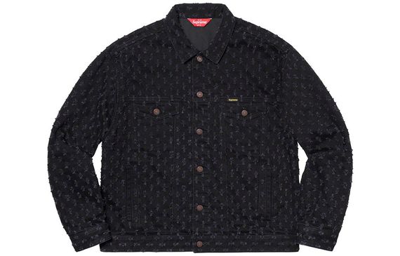 Supreme SS20 Week 10 Hole Punch Denim Trucker Jacket