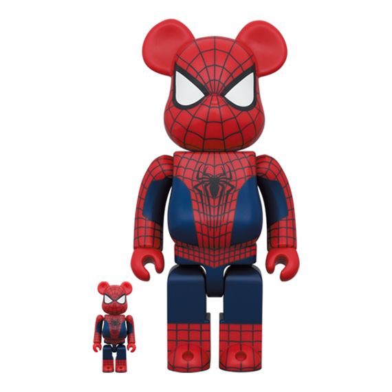 BE@RBRICK 400%100% THE AMAZING SPIDER-MAN 7cm/28cm