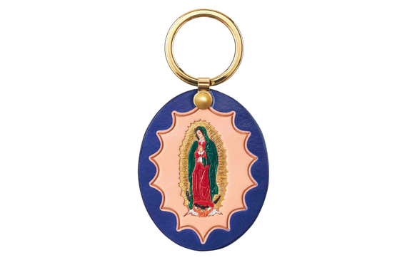 Supreme FW23 WEEK 11 GUADALUPE LEATHER KEYCHAIN