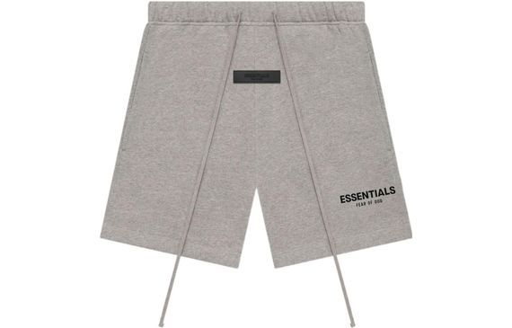 Fear of God Essentials SS22 Sweatshort Dark Oatmeal Logo