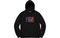 Supreme FW18 Chainstitch Hooded Sweatshirt Black