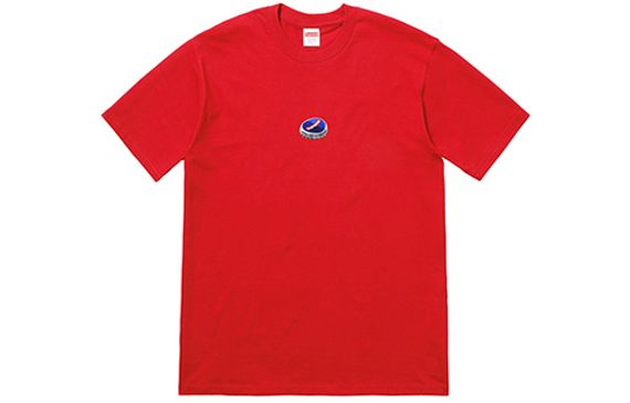 Supreme FW18 Bottle Cap Tee Red Logo T